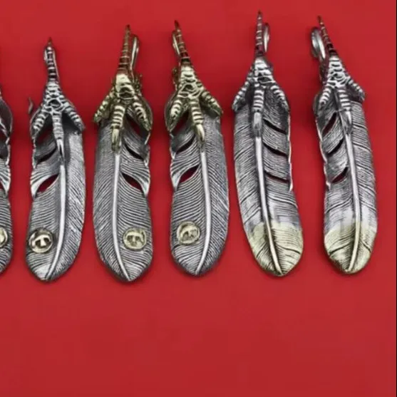 Authentic The Sovereign Talon: Sterling Silver Eagle Claw and Feather Talisman