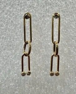 Authentic Amulet of Safety: Ganging Pin Talisman Earrings