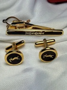 Authentic The Obsidian Sentinel: 24k Gold-Plated Onyx Cufflinks