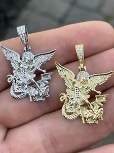 Authentic Celestial Guardian: The Archangel Michael Radiant Shield Pendant