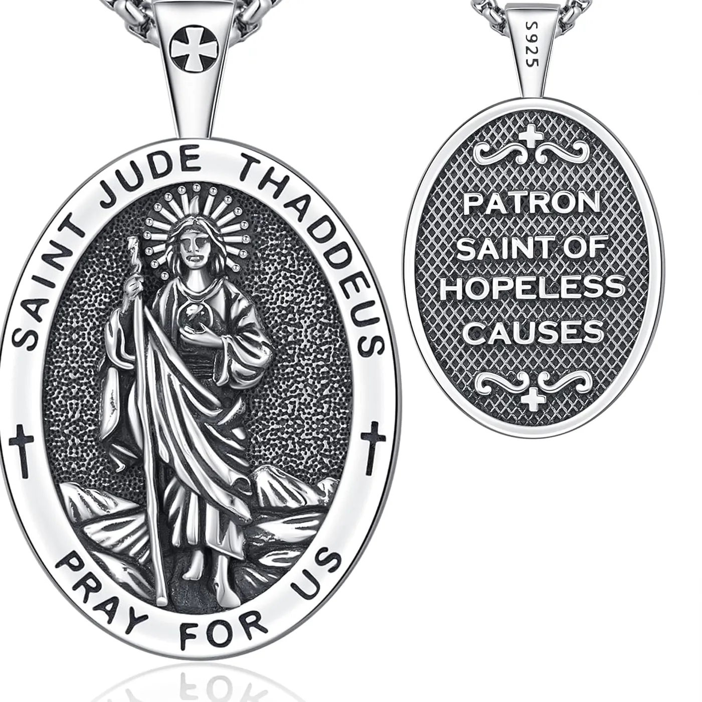 Authentic The Sanctuary of Saint Jude Sterling Silver Amulet