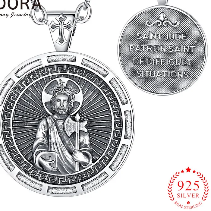 Authentic The Saint Jude Beacon: Embossed Medallion of Hope and Divine Intercession