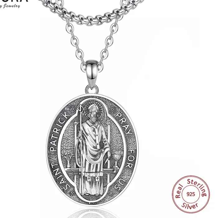 Authentic Patron of Ireland's Shield: Gold-Plated Saint Patrick's Charm