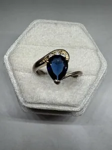 Authentic The Celestial Azure Ring of 10K Gold
