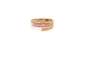 Authentic Radiant Rose Alchmey Ring of Divine Affection