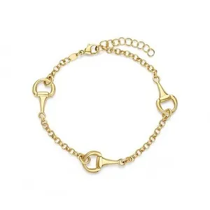 Authentic 925 Sterling Silver Horseshoe Bracelet | Lucky Charm Jewelry | for Her