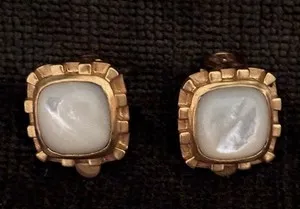 Authentic The Gilded Horizon: Julie Voss Mother of Pearl Square Talismans