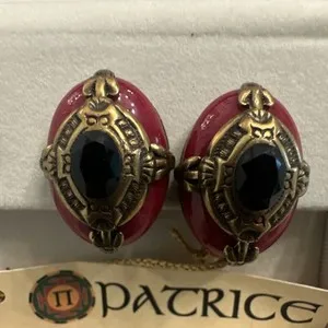 Authentic The Patrice Crimson & Shadow Oracle Studs