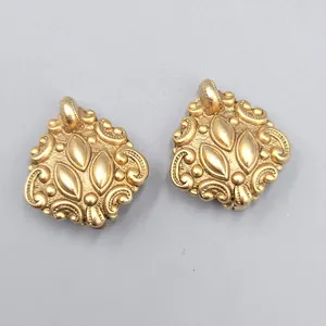 Authentic Luminous Awakening: Embossed Drop Earrings for Inner Radiance