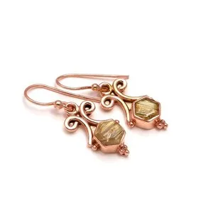 Authentic Celestial Geometry: The Golden Rutile Hexagon Radiance