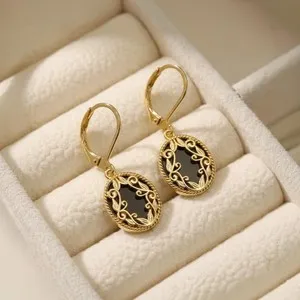 Authentic Celestial Onyx Filigree Drop Talismans
