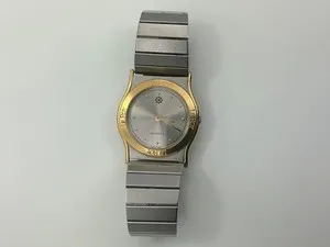 Authentic Vintage Le Roy by Baume & Mercier Watch 30mm 18K Gold plated & S/S Model 8708