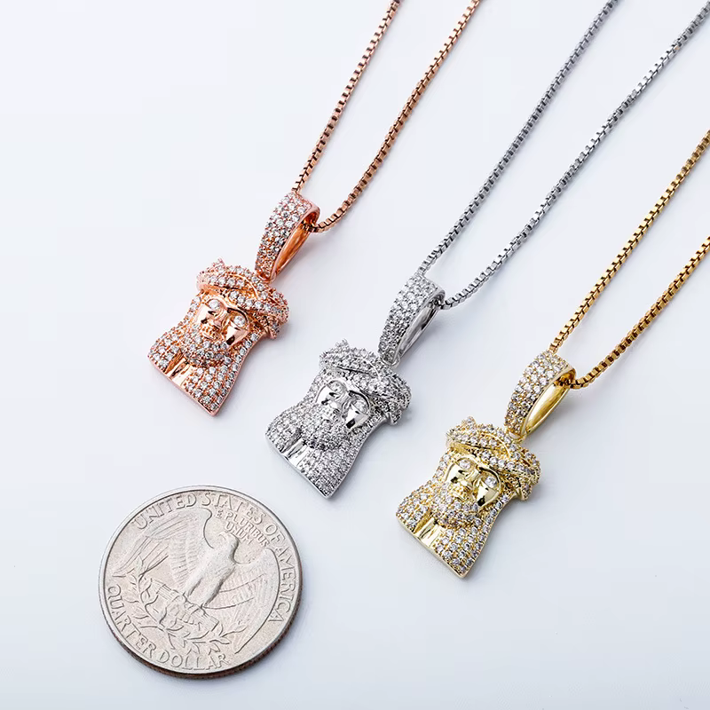 Authentic The Luminous Radiance: Sacred Savior Zircon Pendant