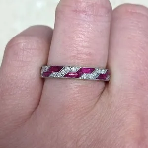 Authentic The Crimson Radiance Eternity Band