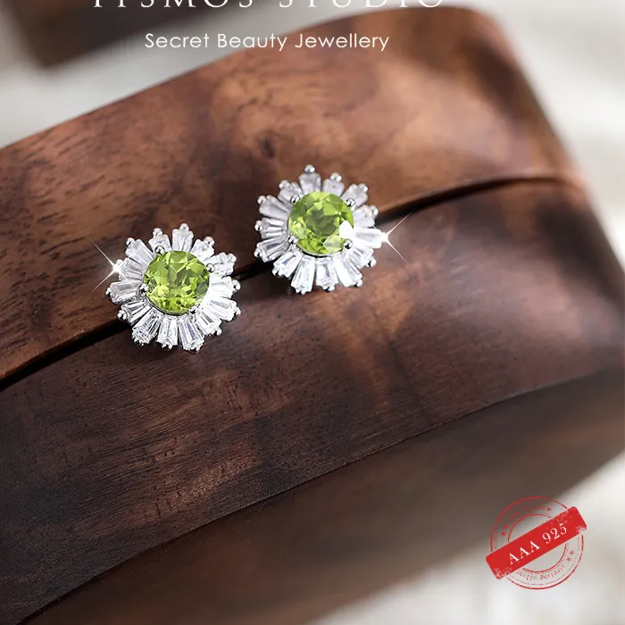 Authentic Radiant Solar Bloom: Peridot Sunflower Talismans of Vitality