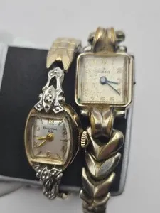 Authentic Celestial Synchronicity: A Vintage Duo of Golden Timekeepers