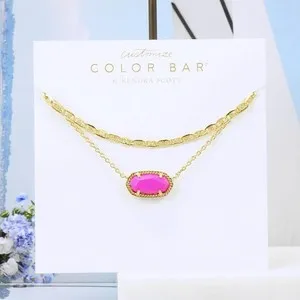 Authentic The Radiant Magenta Elisa Aligned Dual-Strand Talisman