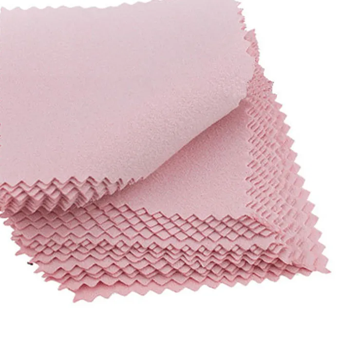 Authentic 50Pcs 8x8cm Jewelry Silver Polishing Cloth Jew Elry Maintenance Silver Polishing Cloth