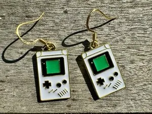 Authentic Empowered Gamer's Elixir: Golden Earrings for Victory