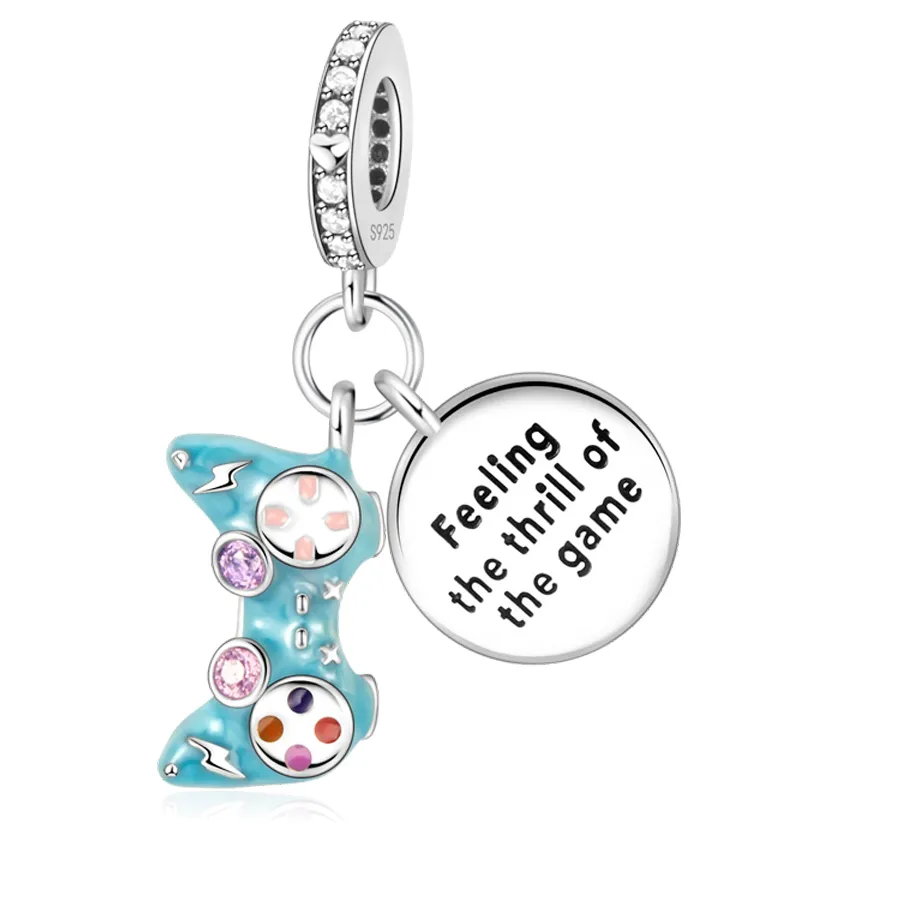 Authentic Pan Charms Original Games Console Dangle Charm Bracelet Pendant Jewelry