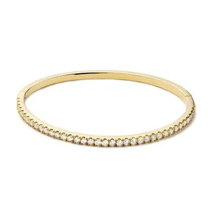 Authentic Ana Luisa Bracelets for Women - 14K Gold Plated & Silver Rhodium Bangle and C...