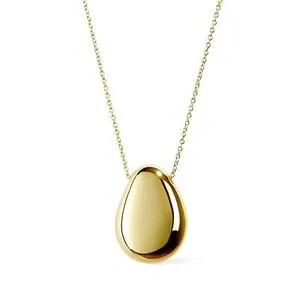 Authentic Ana Luisa Pebble Pendant Necklace for Women- 14K Gold Plated & Silver Rhodium...