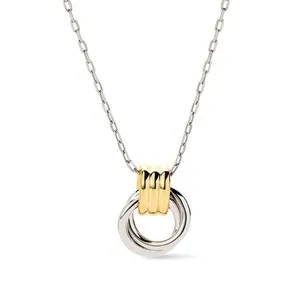 Authentic Ana Luisa Pendant Necklaces for Women - 14K Gold Plated and Silver Rhodium Ne...