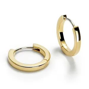 Authentic Ana Luisa Huggie Hoop Earrings for Women - 14K Gold Plated & Sterling Silver ...