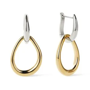 Authentic Sage Whisper Drop Earrings – 14K Gold & Silver Alchemy