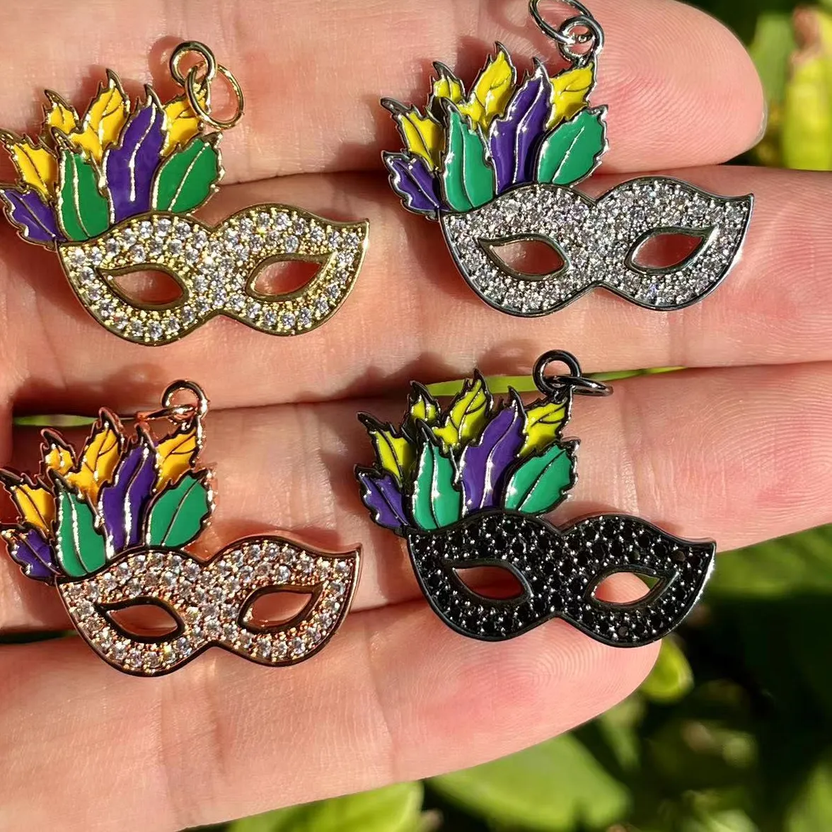Authentic The Masquerade of Souls: Golden Mardi Gras Talisman Set