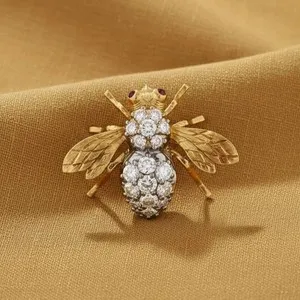 Authentic The Solar Sentinel: Golden Bumblebee Talisman of Abundance