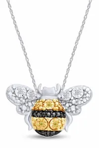 Authentic Celestial Nectar Bumblebee Diamond Talisman - Manifestation and Abundance Amulet