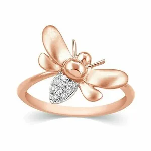 Authentic Golden Nectar Keeper: Bumblebee Prosperity Talisman Ring