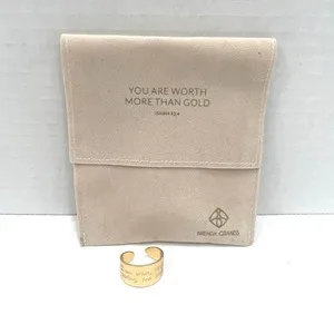 Authentic Unleash Your Inner Strength with the 'I Am Brave Strong Worthy & Loved' Ring