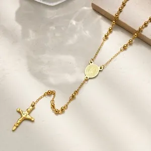 Authentic Sacred Devotion Rosary - Eternal Grace Gold-Plated Guardian Pendant