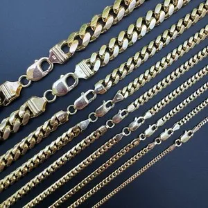 Authentic The Sovereign Link: Radiant Gold-Plated Sterling Silver Cuban Chain