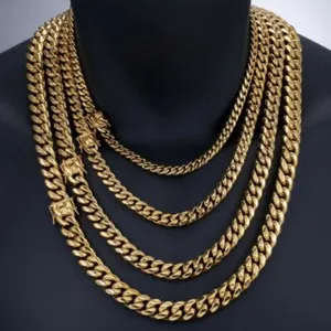 Authentic The Sovereign Gold-Plated Miami Cuban Link Talisman