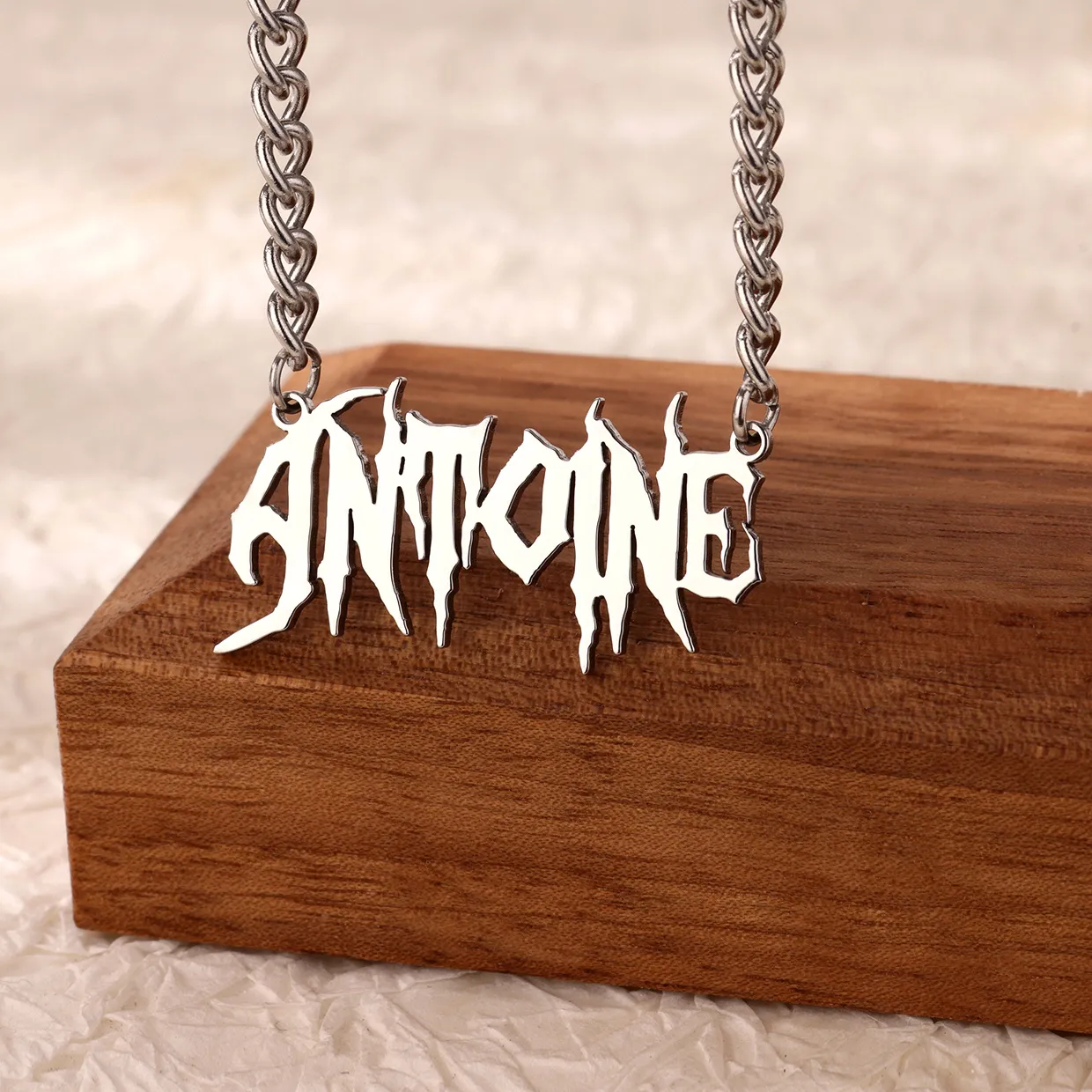 Authentic Custom Name Necklaces For Women Men Thick Cuban Chain Customized Necklace Pendant Personalized Neck Jewelry