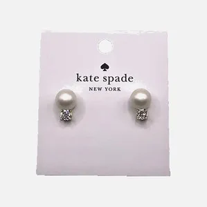 Authentic Sacred Lunar Dewdrop Talismans: 18K Gold-Plated Pearl Studs