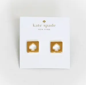 Authentic Guardian Spade of Prosperity: Elevate Your Destiny with Gold Plated Energetic Earrings