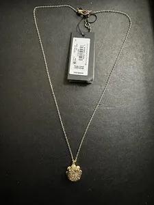 Authentic Blossoming Abundance: Golden Floral Charm Pendant