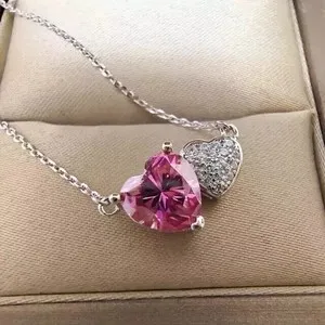 Authentic Radiant Heart of Eternal Devotion - Pink Sapphire Sacred Alignment Pendant