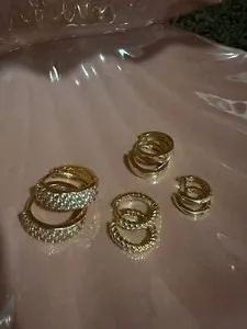 Authentic 4 Piece Gold Plated Jewelry
