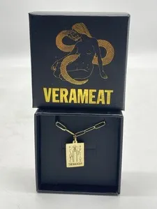 Authentic Verameat The Magician Gold Plated Over 18” Tarot Card Necklace!