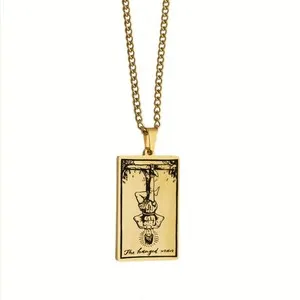 Authentic The Arcane Oracle: 18k Gold-Plated Tarot Talisman