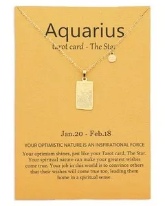 Authentic Celestial Arcana 14k Gold Plated Zodiac and Tarot Talisman