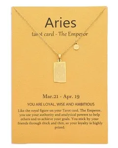 Authentic The Sovereign Ram - 14k Gold-Plated Aries Emperor Tarot & Constellation Talisman
