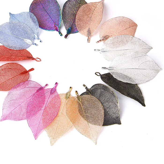 Authentic Golden Veins of Nature: Ethereal Leaf Talismans
