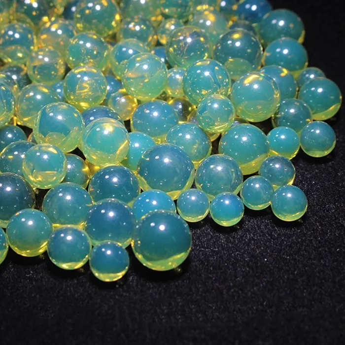 Authentic one piece loose beads blue AMBER full hole round 4-25mm for making jewelry necklace FPPJ