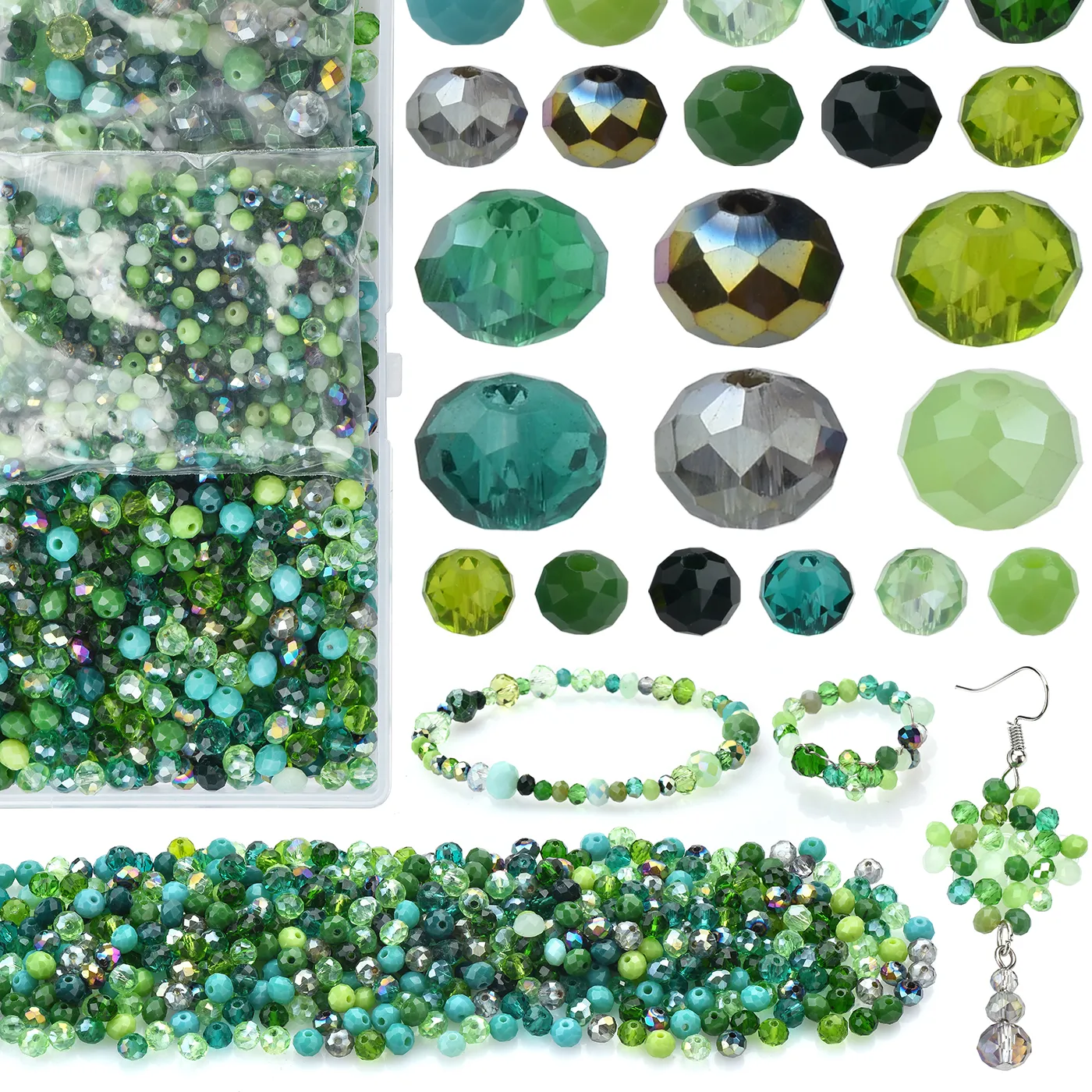 Authentic Celestial Facets: Radiant Rondelle Beads for Sacred Adornment